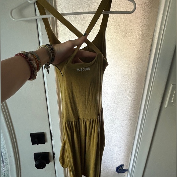 Imbodhi Chartreuse Jumpsuit - Picture 2 of 5